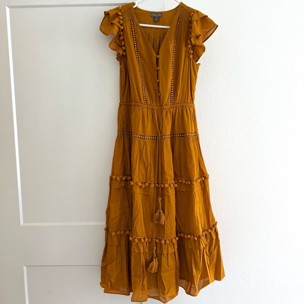 J. CREW POINT SUR Burnt Orange Dress